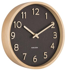 Designové nástěnné hodiny 5851BK Karlsson 22cm