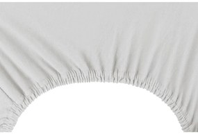 Bavlnené jersey prestieradlo Amber biela Decoking Rozměr prostěradlo DecoKing: 80-90x200 cm 30cm
