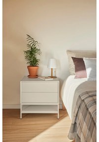 Krémový nočný stolík Platt – Teulat
