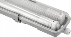 10x Hermetické svietidlo 120 cm - lampa + trubice 20x LED do garáže