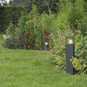 Inteligentná stojaca vonkajšia lampa antracit 50 cm vrátane Wifi P45 - Denmark