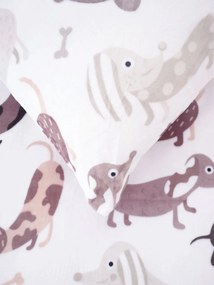 Obliečka na vankúš mikroplyš 70 × 90 cm – Psíci