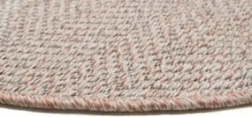 Koberec ARRUBA 4912 ružový kruh