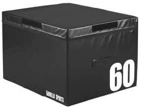 Gorilla Sports Jump Box čierny, 60 cm