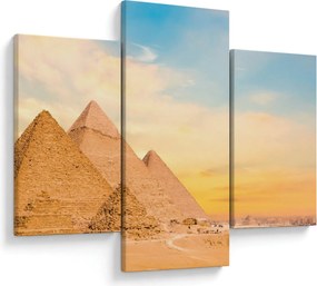 Obraz egyptských pyramíd (90x60 cm)