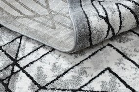 Koberec COZY Tico, geometrický - sivý