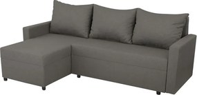 XXXLutz SEDACIA SÚPRAVA, textil, sivá, svetlohnedá Ti'me - Sedačky - 000371000202