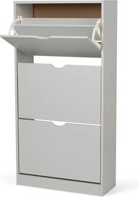 Sivá výklopná skrinka na topánky 60x118x24 cm Stelo – Bonami Essentials