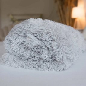 Jerry Fabrics Deka s dlhým vlasom - Tmavošedá | 150 x 200 cm