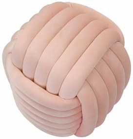 Svetloružový zamatový taburet Softy – Mauro Ferretti