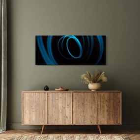 Obraz modrej čiary (120x50 cm)