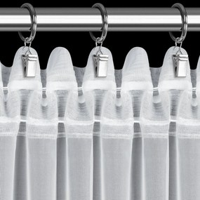 ZÁCLONA NA PÁSKE AGA4 400X145 CM 200X245 CM BIELA