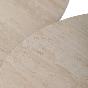 Autronic BONTEC Konferenčný stolík 70x70cm, keramika CT-F4152 TRV Farba: Béžová