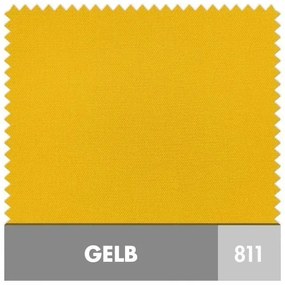 Doppler ACTIVE 180 x 120 cm – balkónový naklápací slnečník žlutý (kód farby 811)