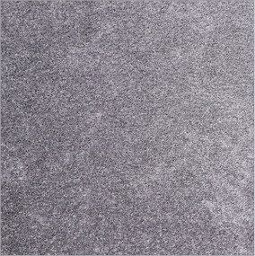 Kusový koberec Velur Ultra strieborný štvorec, 400x400, šedá, obývacia izba, AladinWorld Expres