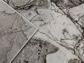 Koberec Wenus 7770 GREY – sivý koberec s abstraktným vzorom Rozmer: 80x150 cm