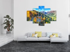 Obraz - Malojský priesmyk (150x105 cm)
