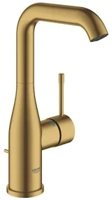 Vysoká umývadlová batéria GROHE Essence New s otočným ramienkom Brushed Cool Sunrise 32628GN1
