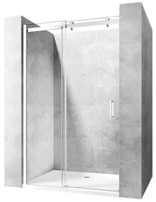 Rea Nixon, posuvné sprchové dvere 120x190 cm, ľavé, 8mm číre sklo, chrómový profil, REA-K5002