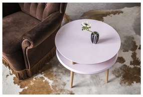 Grafitovosivý konferenčný stolík Ragaba UFO, ⌀ 57 cm