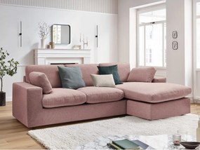 Ružová rohová pohovka Belair – Bobochic Paris