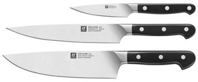 Zwilling Pro sada nožov 3 ks, kuchársky nôž 20 cm, nôž na krájanie 20 cm, nôž na špíz 10 cm, 38430-007