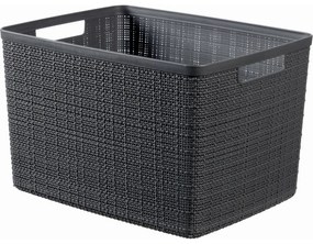 Curver Jute Basket L 20 l, tmavošedá
