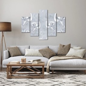 Obraz - Perlové kvety (150x105 cm)
