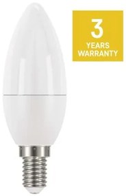 EMOS LED žiarovka True Light, E14, 4,2 W, 470lm, neutrálna biela