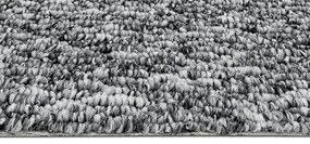 Koberce Breno Metrážny koberec BARRA 95, šíře role 400 cm, sivá