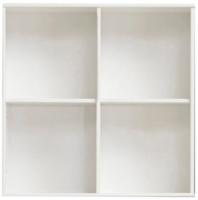 Biela nástenná knižnica Mistral 025