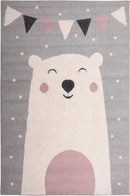 Koberec SKANDI KIDS A1098A sivý / krémový