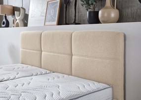 Posteľ Domango 180x200 cm, béžová látka
