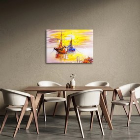 Obraz - Maľba loďou (70x50 cm)