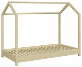 Detská Domčekové posteľ IZABELA - prírodná 200x90 cm