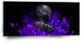 Sablio Obraz BLACK PANTHER Fialová luminiscencia - 110x50 cm