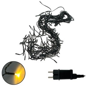 LED vianočná vonkajšia svetelná reťaz 200xLED/230V 7,6 m IP44 čierna