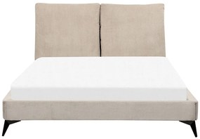 Manželská posteľ 140 cm Mellody (sivobéžová) (s roštom). Vlastná spoľahlivá doprava až k Vám domov. 1081351