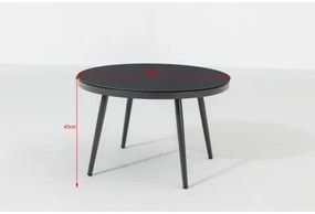 Doppler Melia LIKA-TEX® sivá - luxusná záhradná súprava