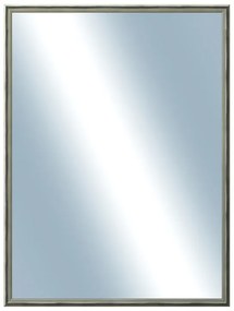 DANTIK - Zrkadlo v rámu, rozmer s rámom 60x80 cm z lišty Y-ka čierna linka (3125)