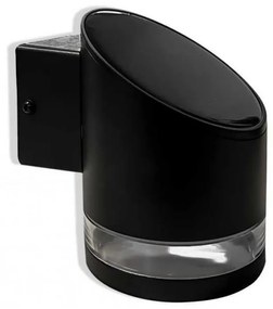 LED Vonkajšie solárne nástenné svietidlo LED/1W/3,7V 3000K IP54 1200 mAh čierna