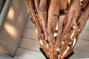 Stojacia lampa Nature Art 175cm longan wood