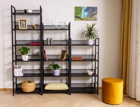 Regál Raw R4 121 cm černý