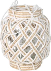 Lampáš 16x20 cm, biela prírodná%
