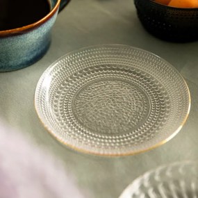 Dezertný tanier DAJANA so zlatým okrajom SS23 848754