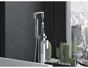 Mexen Avila, voľnostojaca vaňová batéria, chrómová, 75833-00