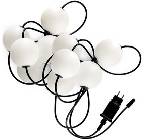 LED Vonkajšia dekoratívna reťaz 10xLED/0,8W/230V IP67 7,7 m