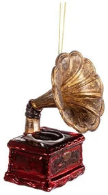 Ručne vyrobená vianočná ozdoba 11 cm Gramophone – Sass &amp; Belle