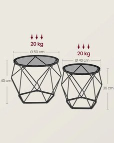 Set konferenčných stolíkov LGT040B03