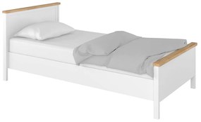 Jednolôžková posteľ 90cm Sukura  (biela + dub nash). Vlastná spoľahlivá doprava až k Vám domov. 1123017